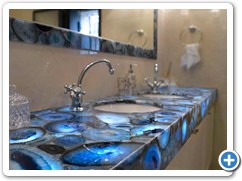 Blue Agate Counter Top
